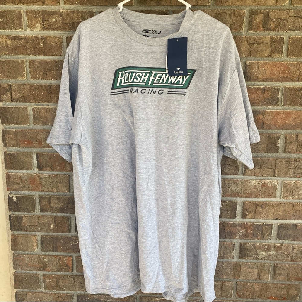 Fanatics Gray Roush Fenway Racing Tee